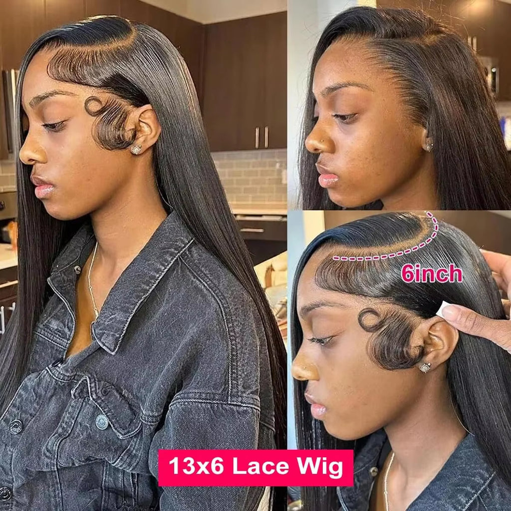 250 Density Human Hair Wigs Blonde 613 Lace Front Wigs 13X6 Straight Human Hair Lace Frontal Wig Brazilian Hair Wigs for Women